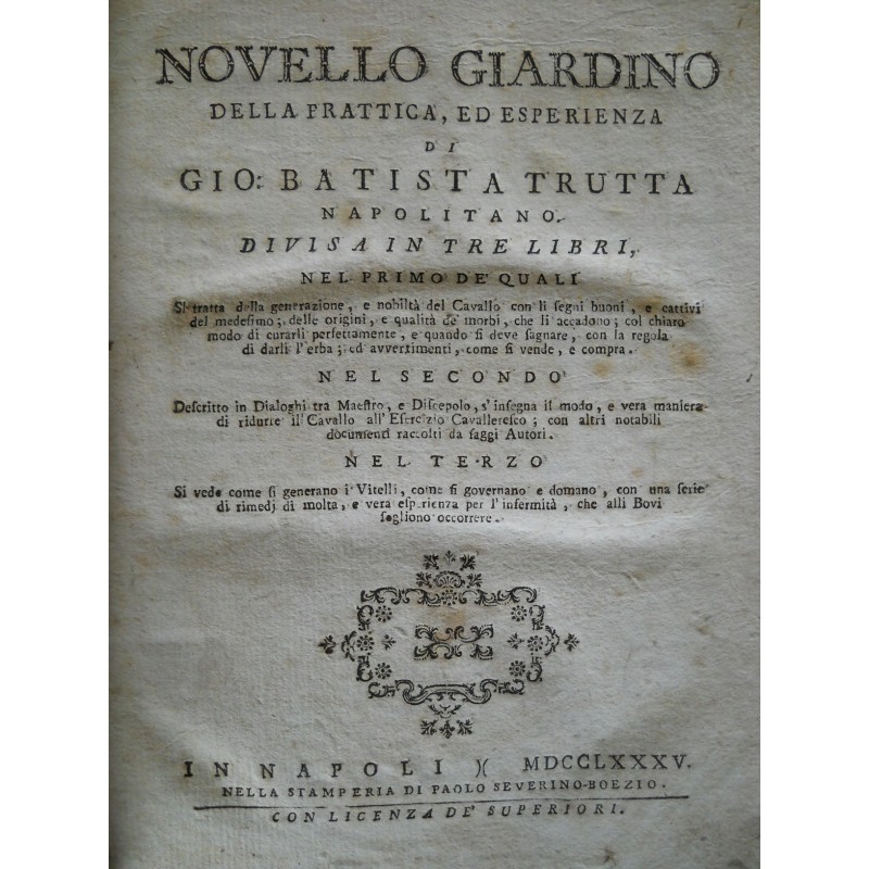 Novello Giardino 1785